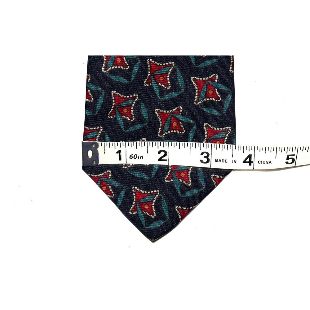 Vintage Burberrys Of London Mens Pure Silk Necktie - Picture 6 of 7